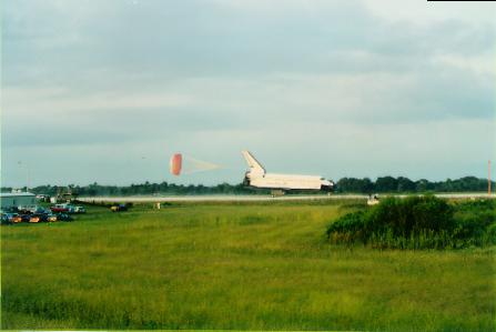 Image result for sts-69 landing